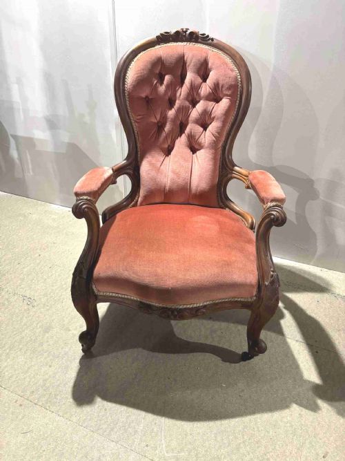 Victorian Mahogany  Genlemans Armchair