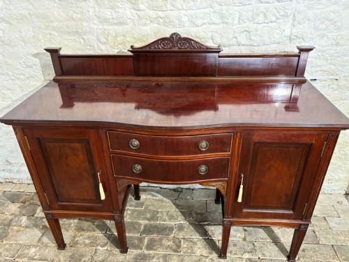 An Edwardian Mahogany Sideboard