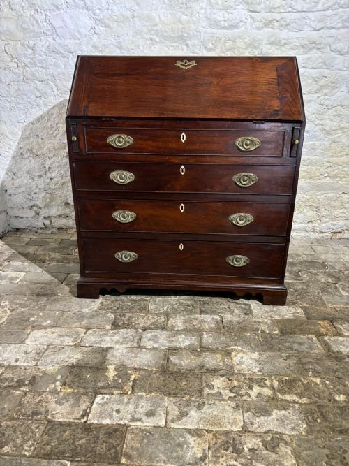 A Late Georgian Oak Bureau