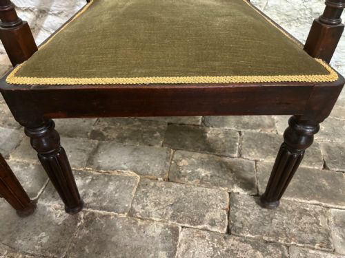 PAIR OF REGENCY MAHOGANY ELBOW CHAIRS - ADDITIONAL PHOTO 5