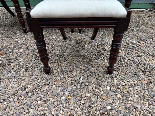 A SET OF FIVE WILLIAM 1V MAHOGANY DINING CHAIRS - ADDITIONAL PHOTO 1