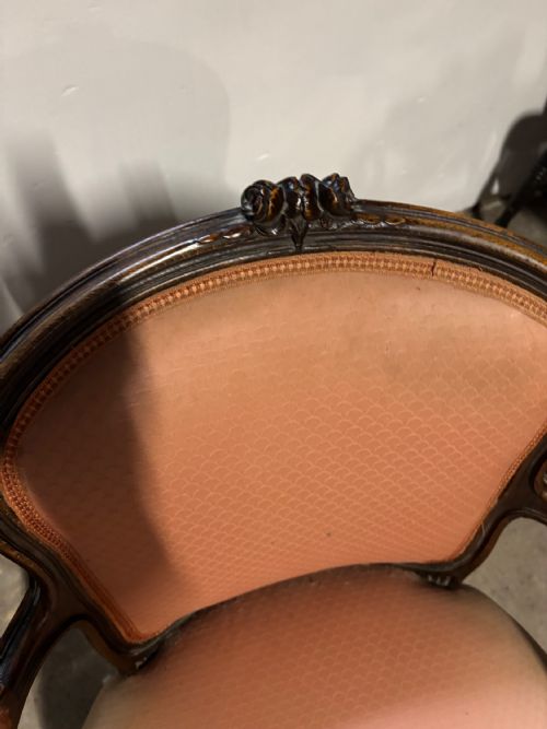A PAIR OF FRENCH 19THC OAK FAUTEIL ARMCHAIRS - ADDITIONAL PHOTO 5