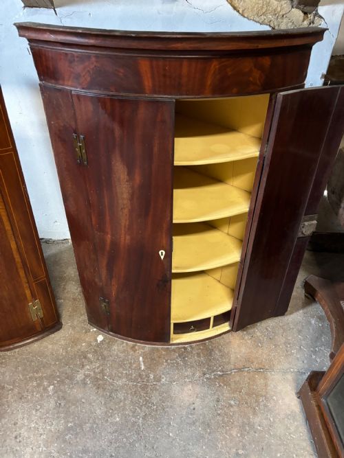 TWO GEORGE LLL HANGING CORNER CUPBOARDS - ADDITIONAL PHOTO 4