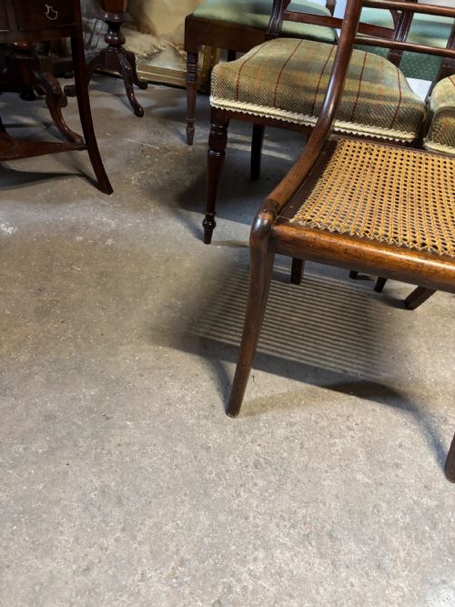 A GROUP OF SIX REGENCY DINING CHAITS - ADDITIONAL PHOTO 4