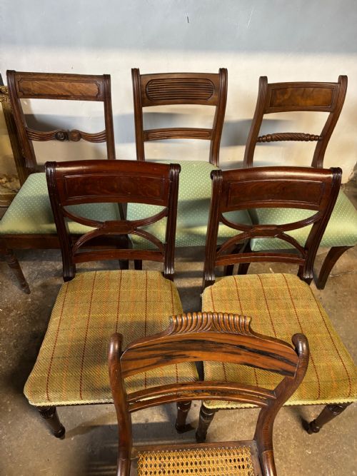 A GROUP OF SIX REGENCY DINING CHAITS - ADDITIONAL PHOTO 6