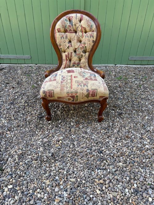 Victorian Mahogany Bedroom/nursing Chair