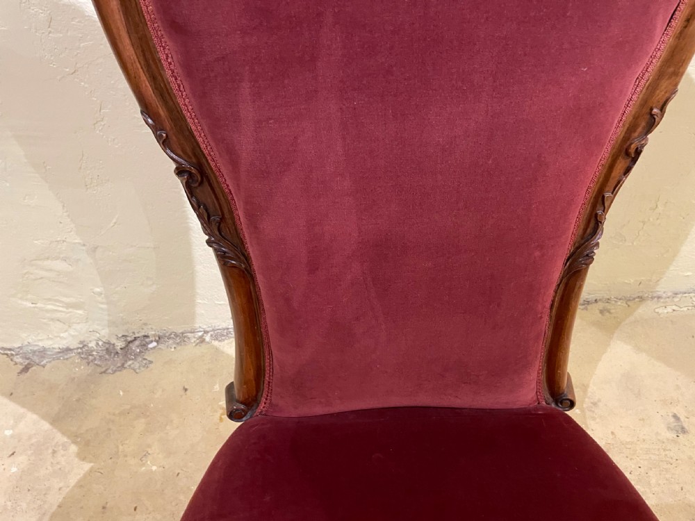 Victorian Mahogany Nursing Chair View II