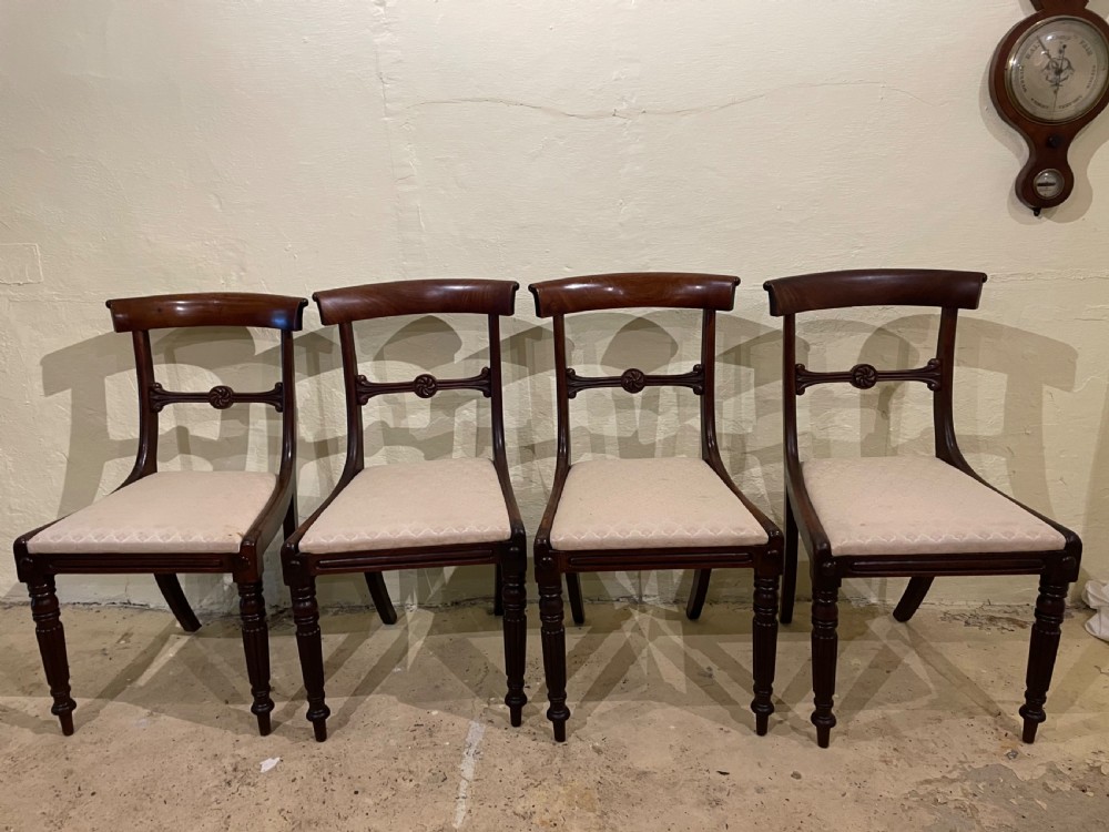William 1V mahogany dining chairs