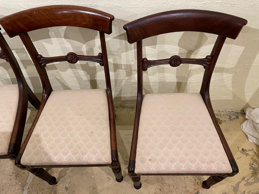 William 1V mahogany dining chairs View II