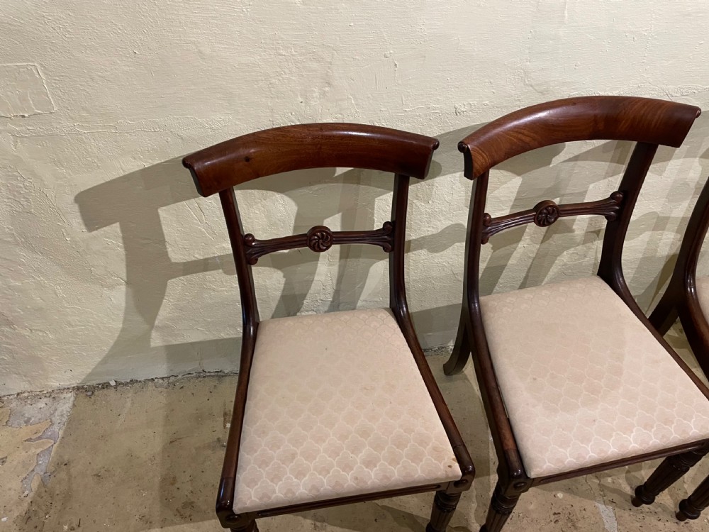 William 1V mahogany dining chairs View IV