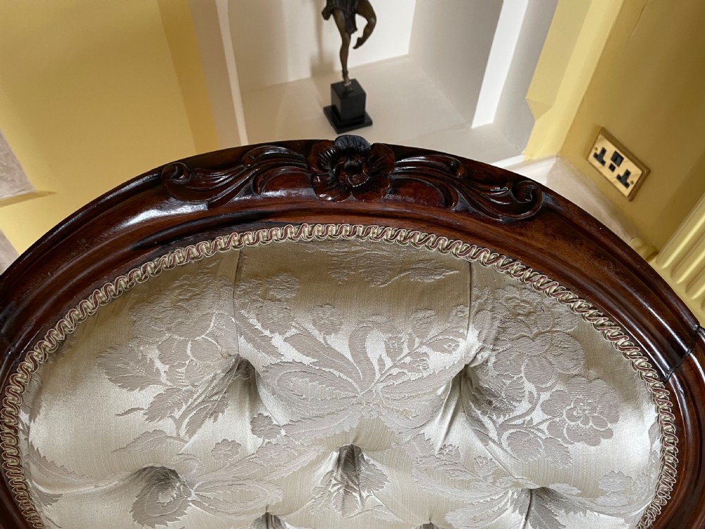 Victorian Mahogany Armchair View II