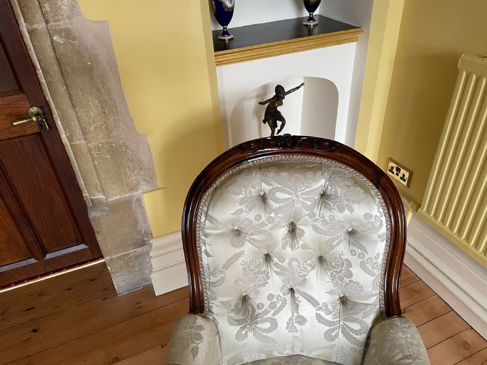 Victorian Mahogany Armchair View IV