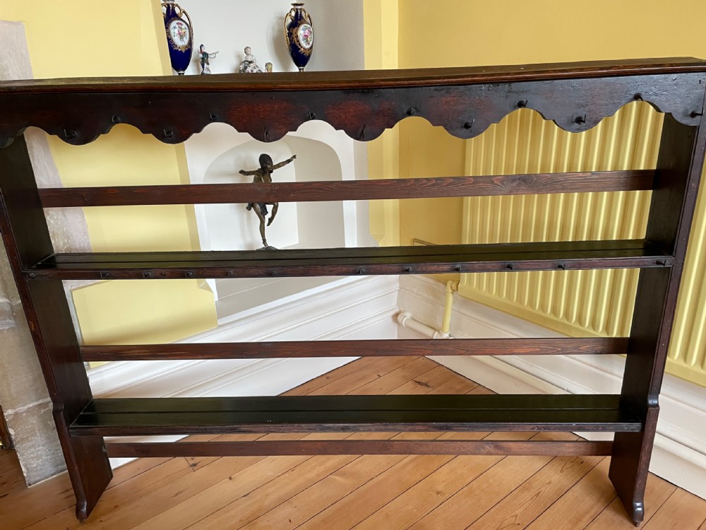18thc Oak Delph Shelving View II