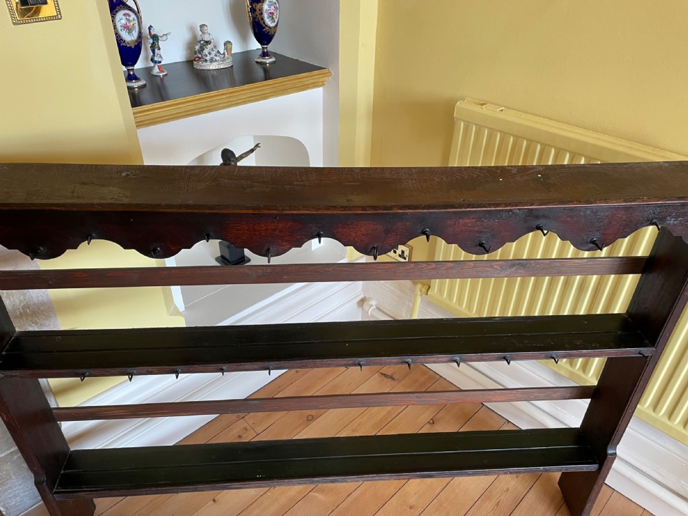 18thc Oak Delph Shelving View V