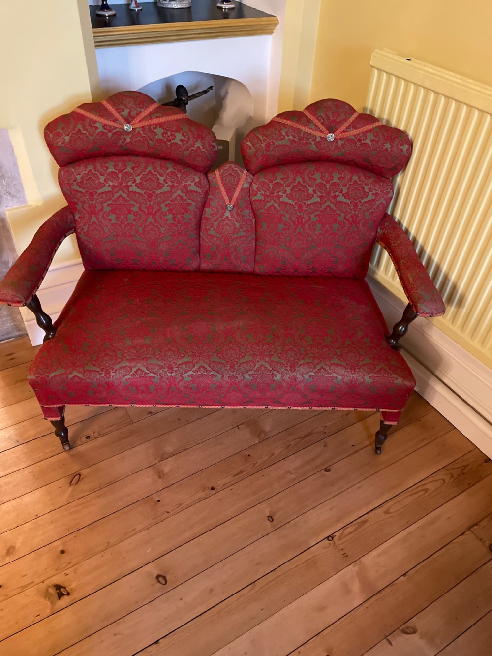 Late Edwardian “Art Deco” style settee  View II