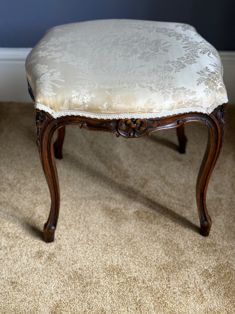 Victorian Walnut Stool