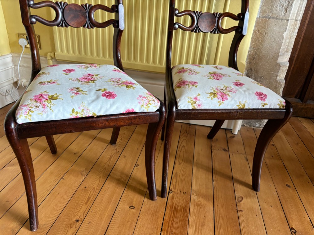 A pair of Regency side chairs View IV
