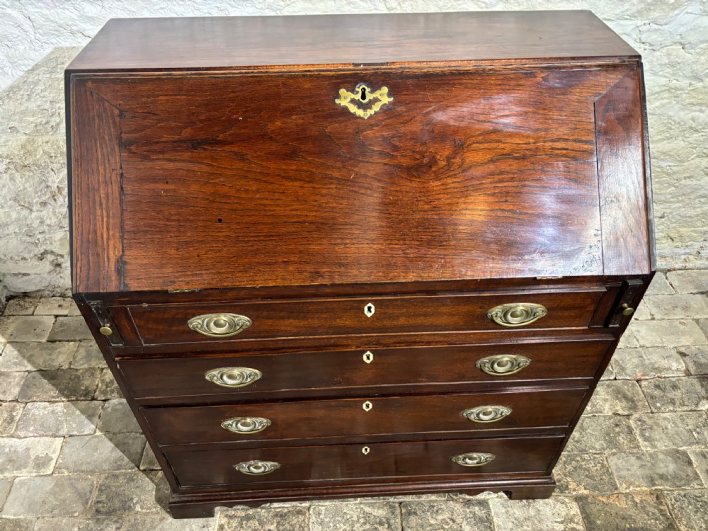 A late Georgian Oak Bureau View II