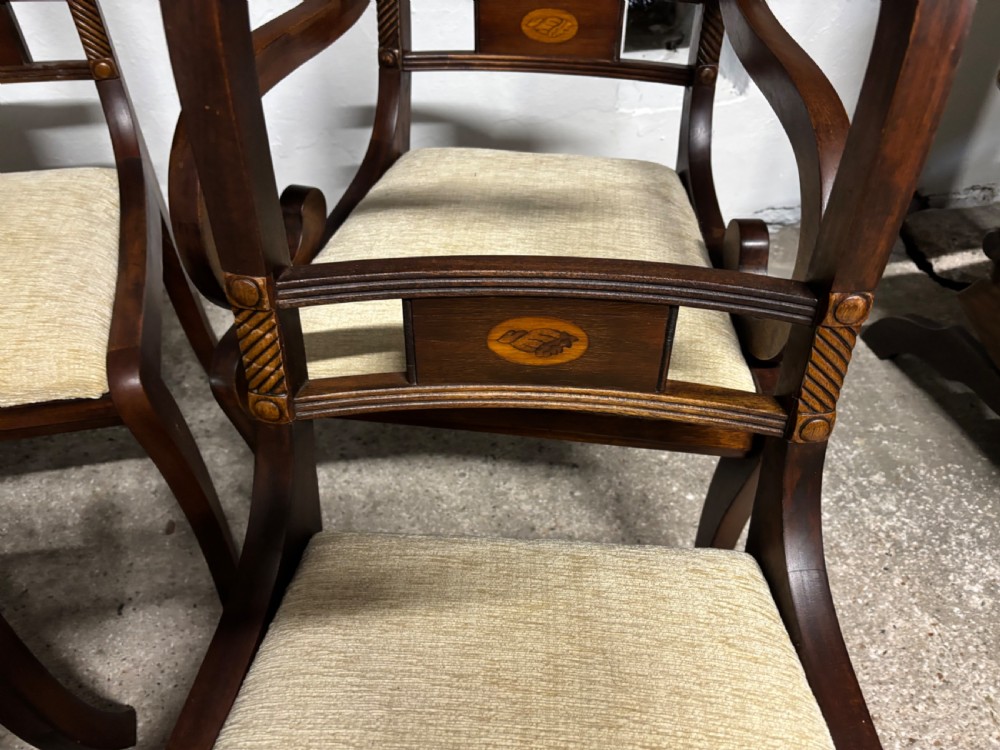Set of Six Regency Mahogany Dining Chairs View IV