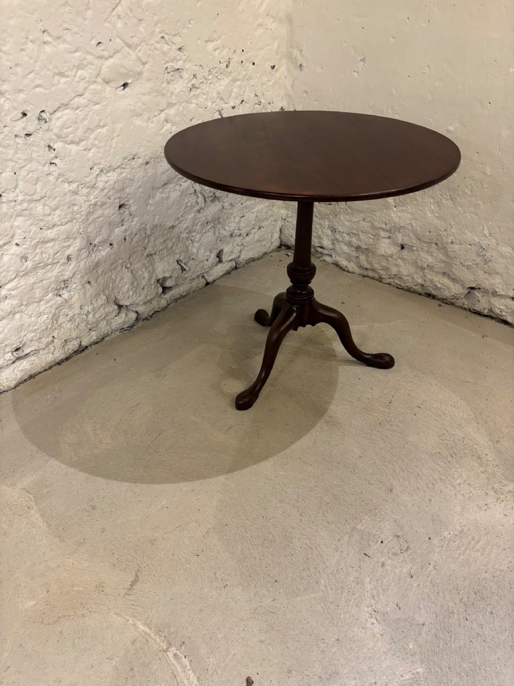 A George III mahogany Tilt Top Table