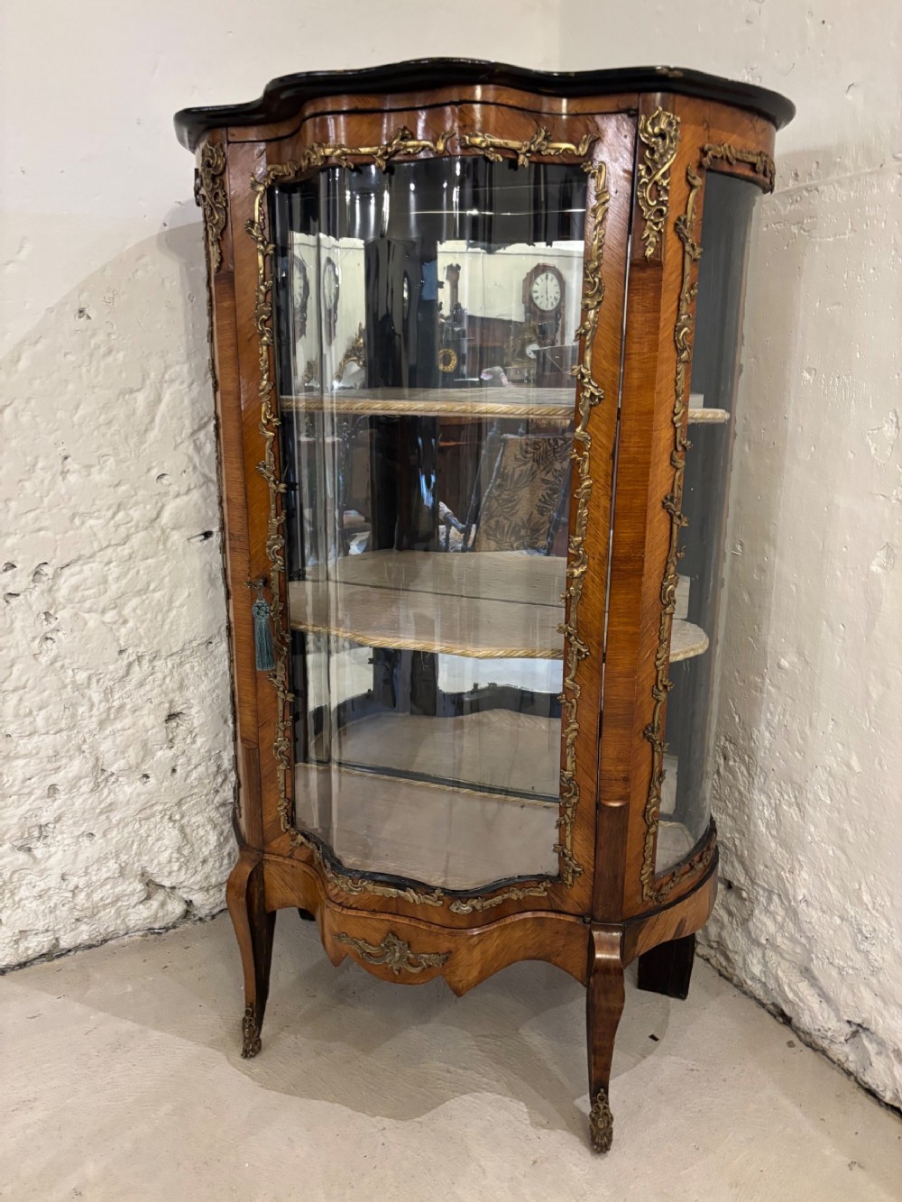 Late 19thc French Kingwood Vitrine