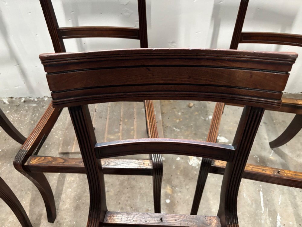 A set of Six Regency Mahogany Dining Chairs View VI