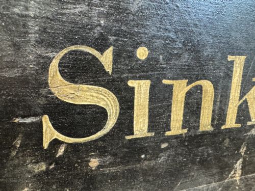 A 19TH CENTURY MARITIME PAINTED PINE CHEST - ADDITIONAL PHOTO 1