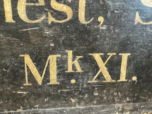A 19TH CENTURY MARITIME PAINTED PINE CHEST - ADDITIONAL PHOTO 5