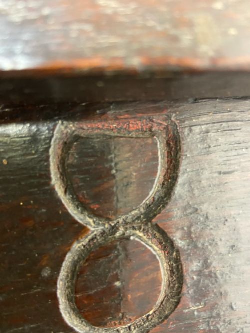 A 17TH CENTURY OTTERY ST MARY EXETER JOINED OAK CHEST FROM THE SAME WORKSHOP IN WHICH THOMAS DENNIS APPRENTICED 1687 - ADDITIONAL PHOTO 16