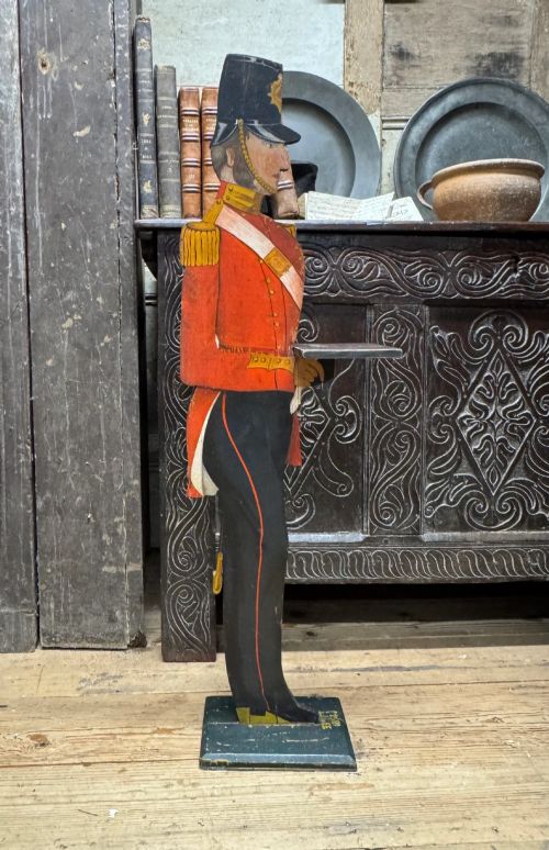 Early 20th Century Dumb Waiter in the Form of a British Soldier of the Crimean War