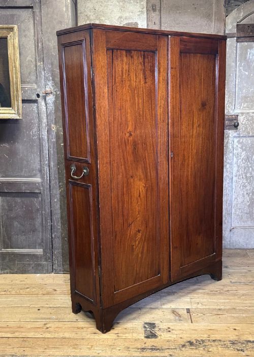 fig 1. A SLENDER REGENCY MAHOGANY ESTATE CABINET BY REPUTE FROM A CAMBRIDGE UNIVERSITY COLLEGE