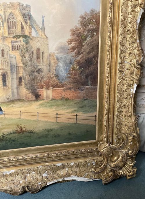 GEORGE DE PARIS 18291911 LARGE ARCHITECTURAL WATERCOLOUR NORWICH CATHEDRAL NORFOLK - ADDITIONAL PHOTO 13