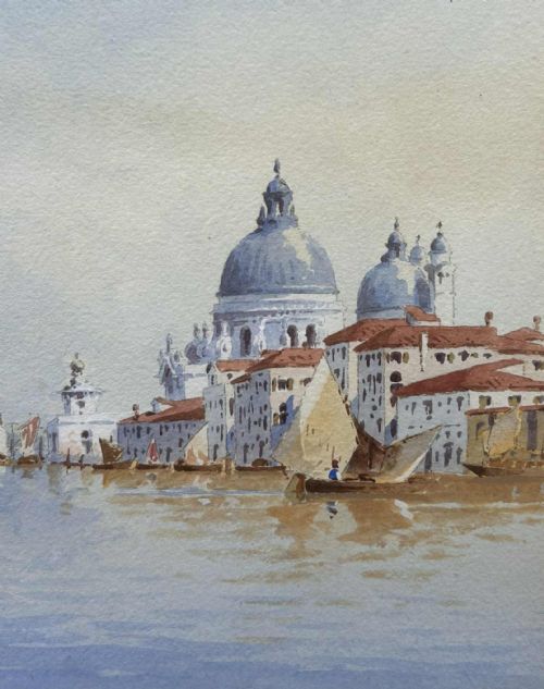 BENEDETTO SALVIATI PAIR OF 19TH CENTURY WATERCOLOURS VENICE - ADDITIONAL PHOTO 17