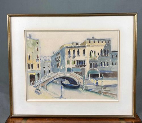 EARLY 20TH CENTURY WATERCOLOUR VENICE - ADDITIONAL PHOTO 1