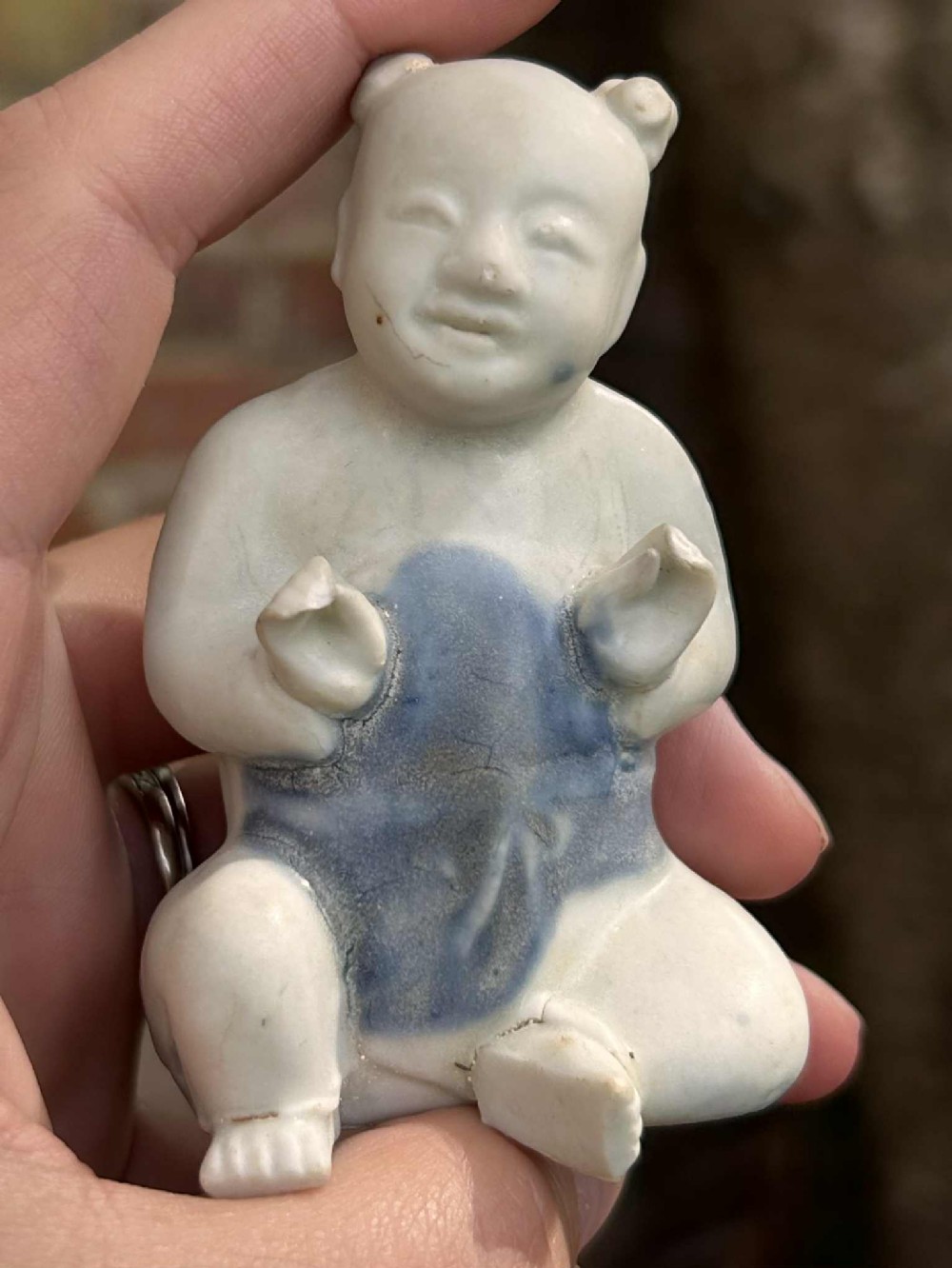 Ca Mau Shipwreck Cargo Seated Boy Figurine c1725