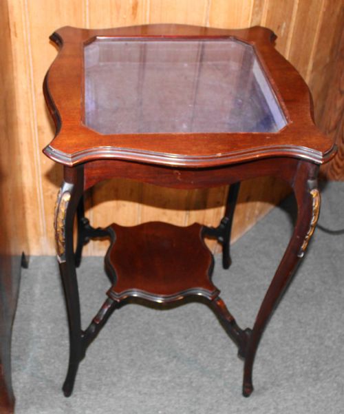 Small Early 20th Century Mahogany Display Table