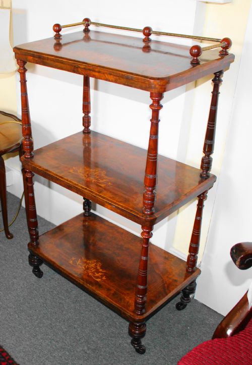 Victorian Walnut Whatnot