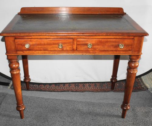 Victorian Figured Walnut Writing Table