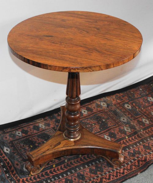 Regency Rosewood Round Occasional Table