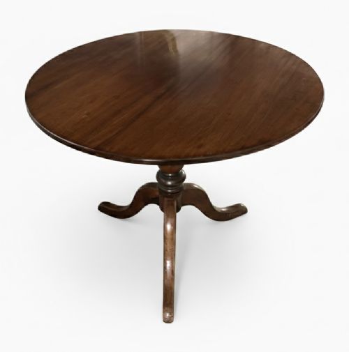 Early 19th Century Figured Mahogany Tripod Table