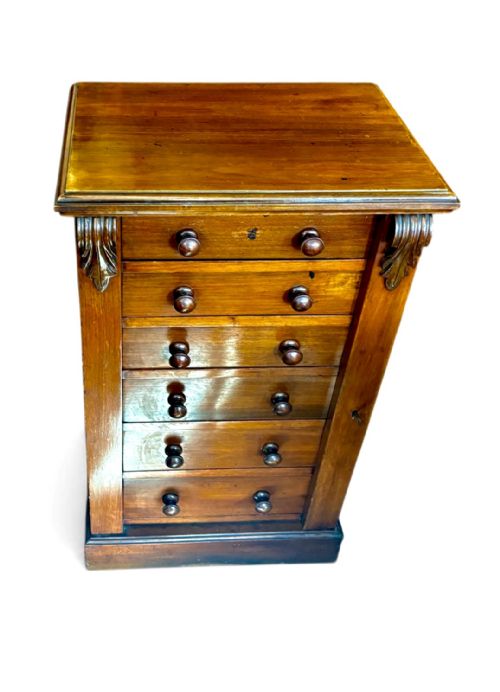 Victorian Walnut Wellington Chest