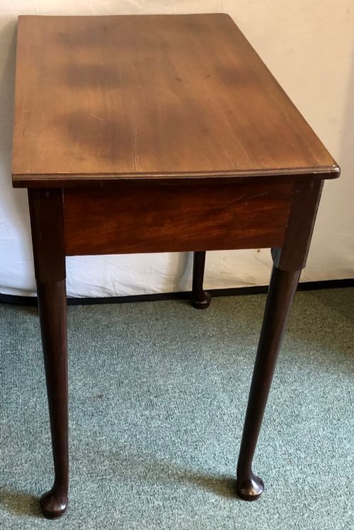 SMALL GEORGIAN MAHOGANY SIDE TABLE - ADDITIONAL PHOTO 6