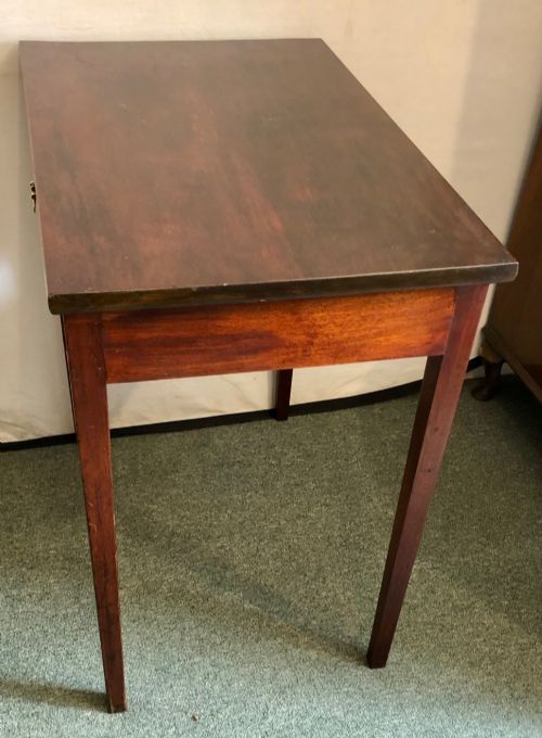 SMALL GEORGE III MAHOGANY SIDE TABLE - ADDITIONAL PHOTO 6
