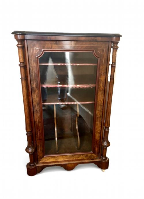 VICTORIAN BURR WALNUT CABINET