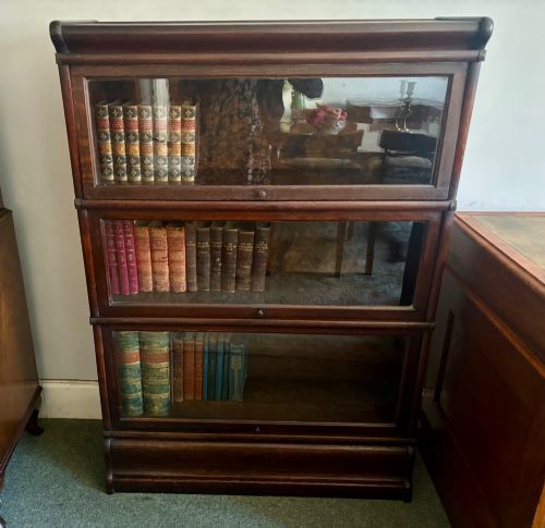 19TH CENTURY OAK BARRISTERS BOOKCASE - ADDITIONAL PHOTO 3