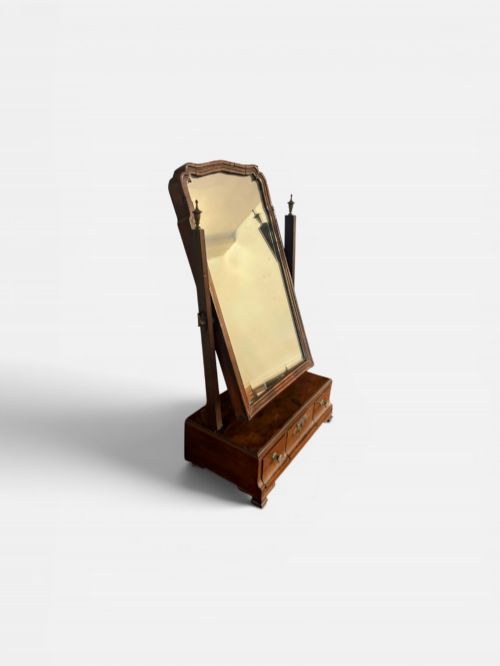 GEORGE III MAHOGANY TOILET MIRROR - ADDITIONAL PHOTO 2