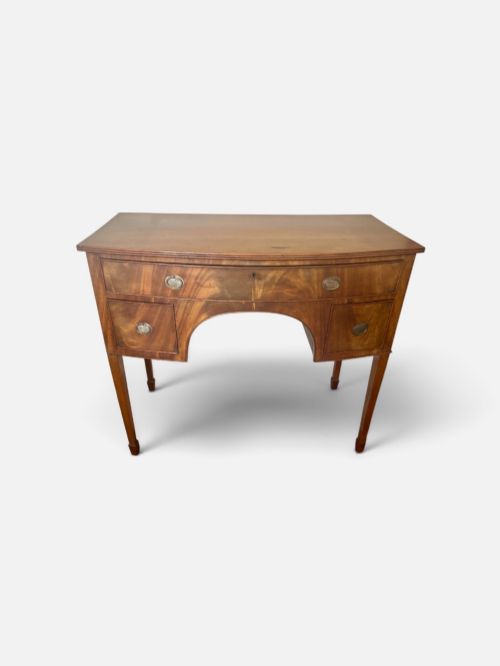 Regency Design Mahogany Bow Front Dressing Table