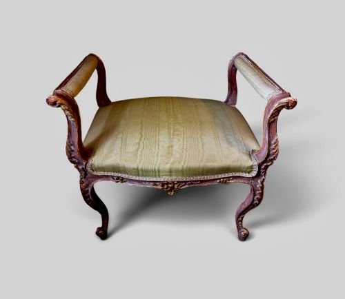 Early 20th Century Giltwood Window Seat