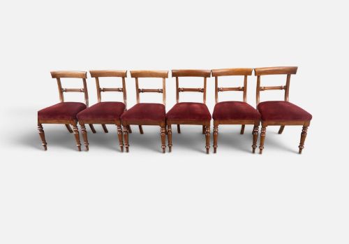 Set of Six Early Victorian Mahogany Chairs