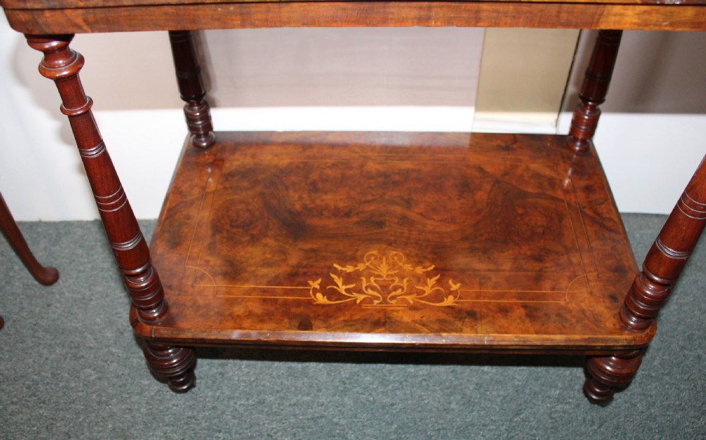 Victorian walnut whatnot View VI